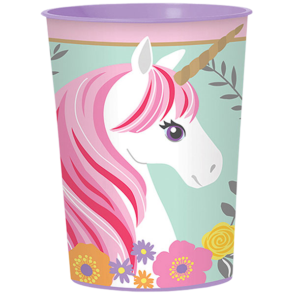 Cup Plastic Magical Unicorn